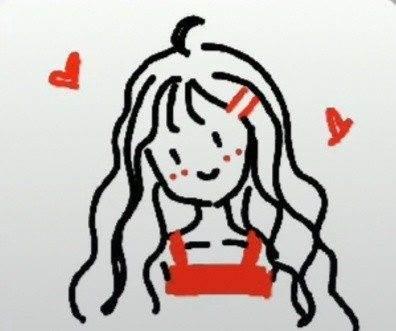 自画像简笔画女生 自画像简笔画女生全身