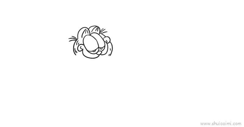 加菲猫儿童画怎么画 加菲猫简笔画图片大全