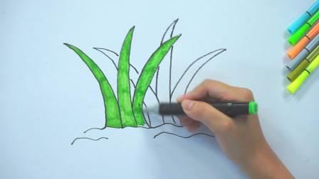 简笔画小草 简笔画小草图片大全