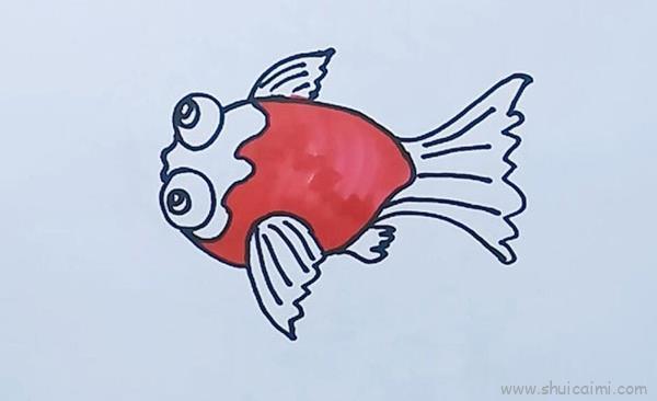 金鱼儿童画怎么画?金鱼儿童画的画法步骤教程