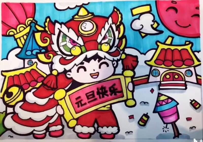 中国传统节日简笔画 中国传统节日简笔画图片大全彩色