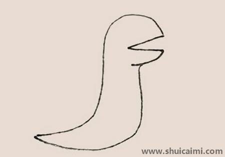 乔治恐龙儿童简笔画