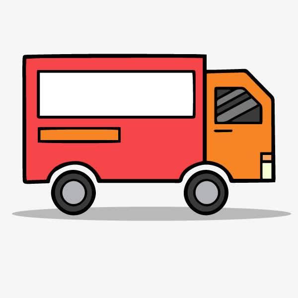 货车简笔画 货车简笔画儿童画