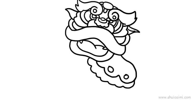 狮子儿童画怎么画 狮子简笔画顺序