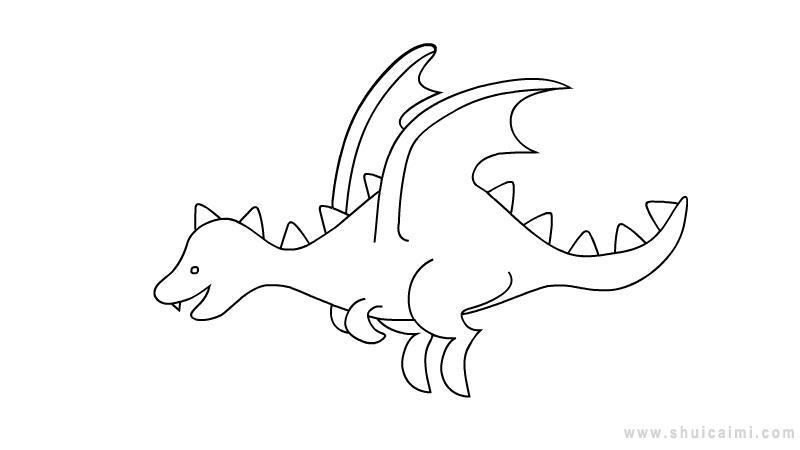 恐龙简笔画怎么画 恐龙简笔画步骤