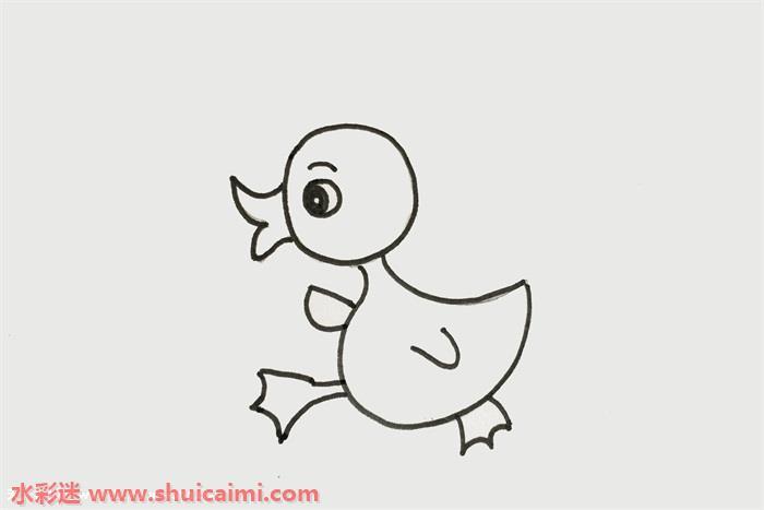 小鸭怎么画 小鸭简笔画简单好看彩色