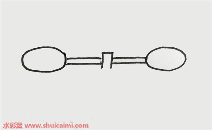 天秤简笔画怎么画简单彩色