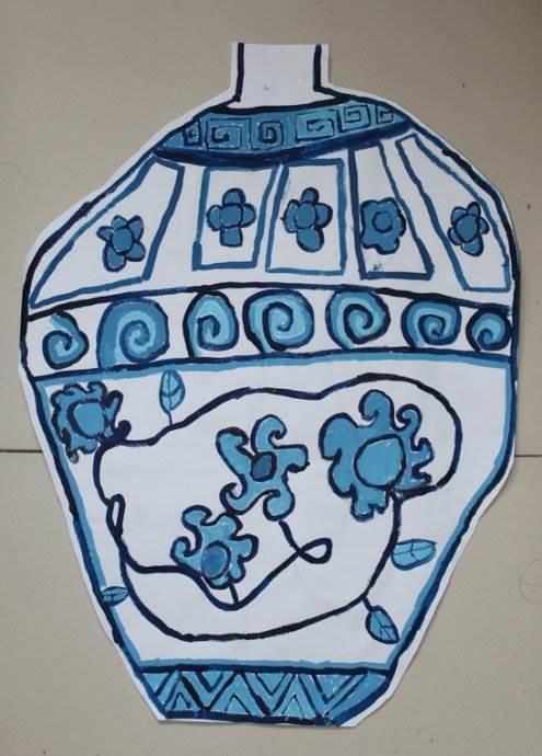 青花瓷简笔画 青花瓷简笔画图片大全