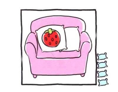 沙发的简笔画图片大全 沙发的简笔画图片大全大图