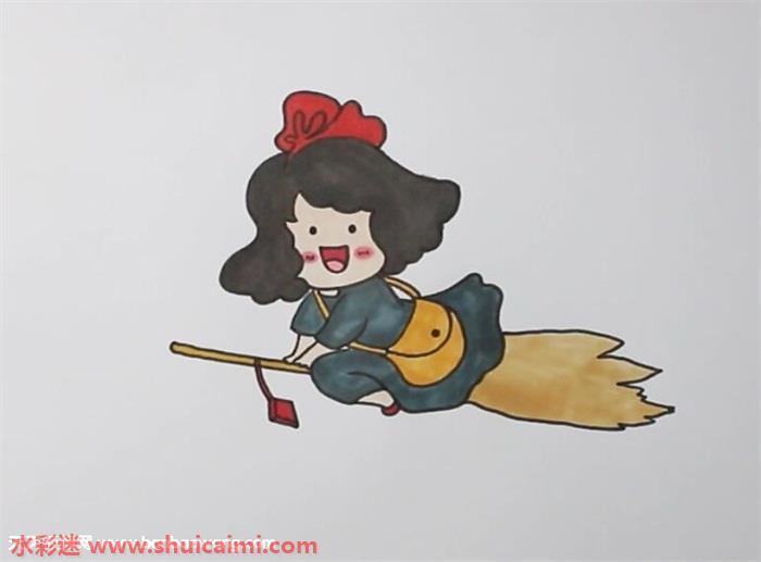 魔女宅急便怎么画 魔女宅急便简笔画图片