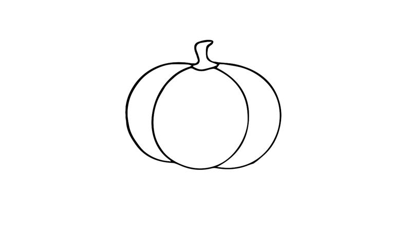 南瓜的简笔画怎么画 南瓜简笔画简单