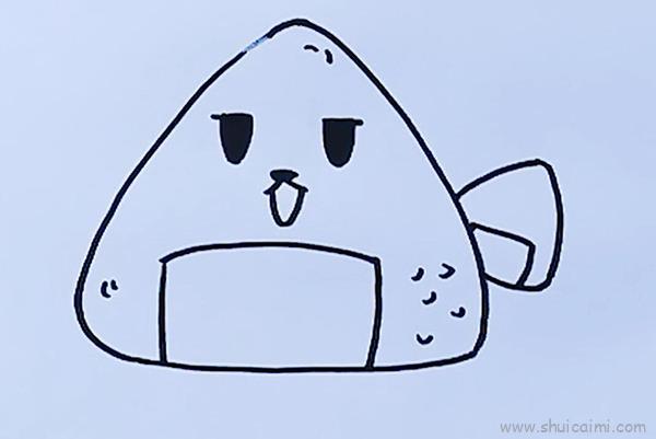 饭团儿童画怎么画 饭团简笔画简单又好看
