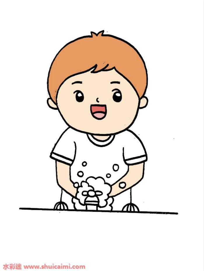 预防肺炎怎么画 预防肺炎简笔画简单易画彩色