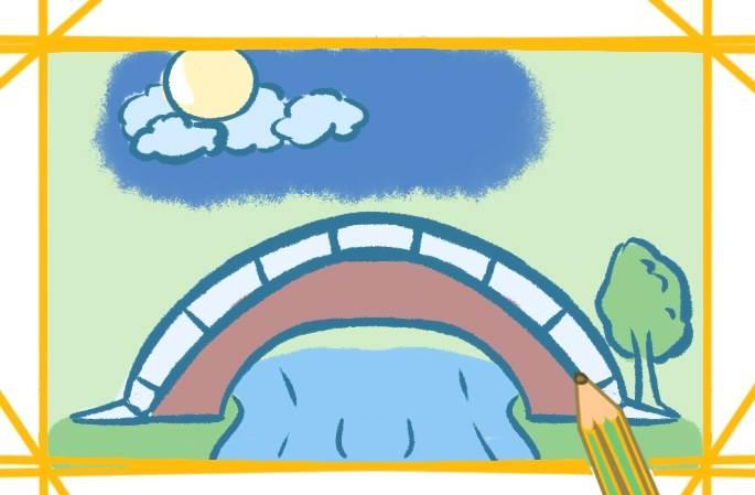 桥的简笔画 桥的简笔画图片