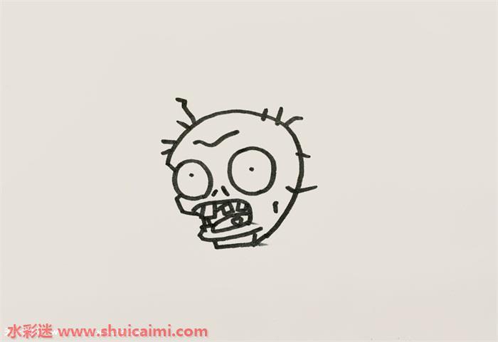 简单又漂亮的植物大战僵2简笔画教程