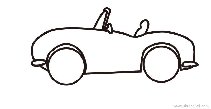 汽车儿童画怎么画 汽车简笔画图片
