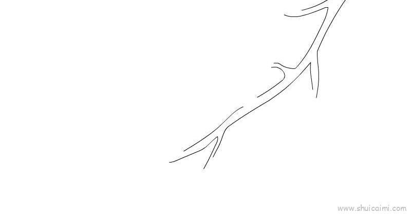 古诗梅花配图儿童画怎么画 古诗梅花配图简笔画简单