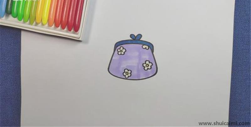 零钱包儿童简笔画怎么画 零钱包儿童画步骤