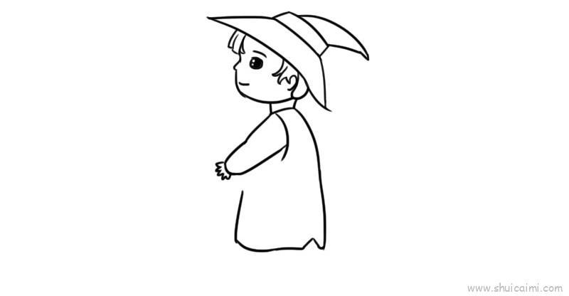 抱南瓜儿童画怎么画 抱南瓜简笔画好看