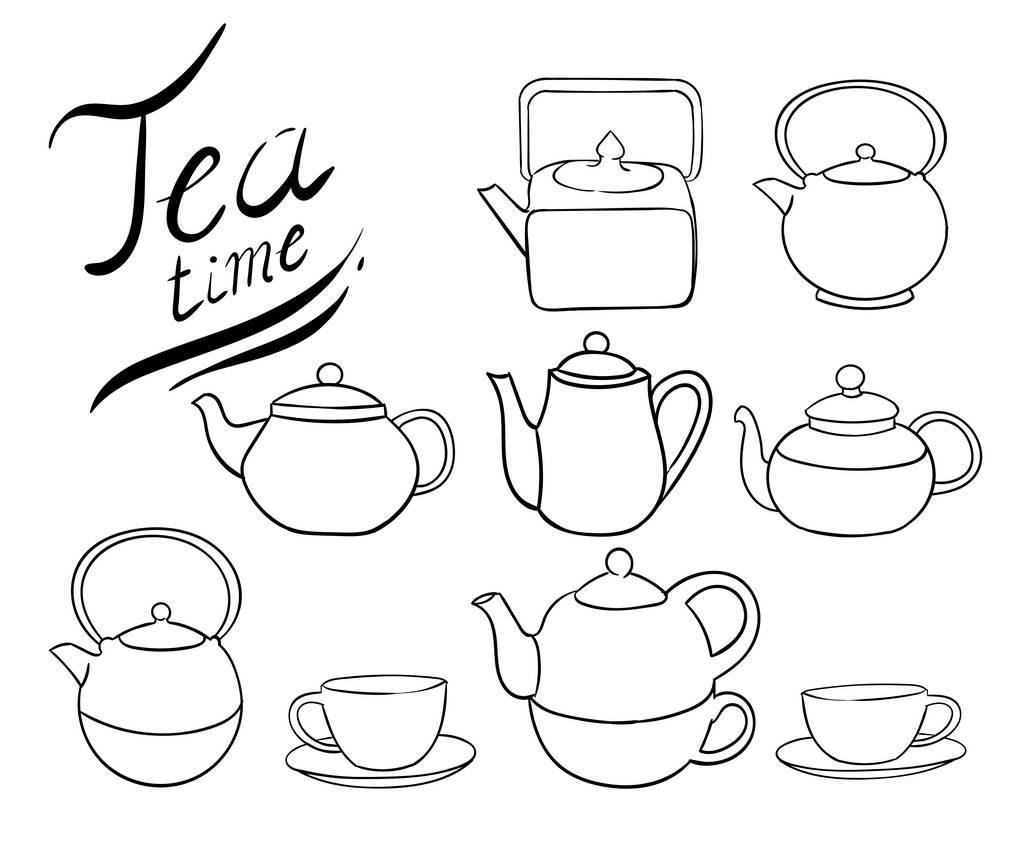 茶壶简笔画 茶壶简笔画彩色