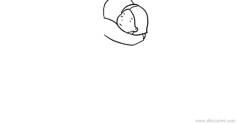 母亲辛苦了儿童画怎么画 母亲辛苦了简笔画好看
