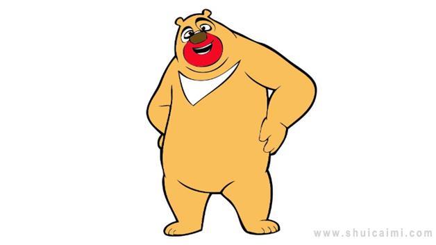 熊二简笔画怎么画 熊二简笔画步骤