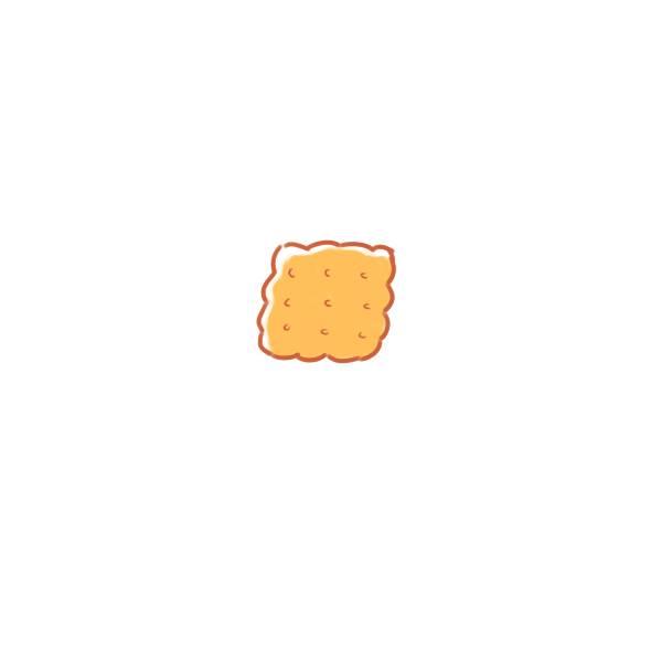 饼干简笔画 饼干简笔画图片彩色
