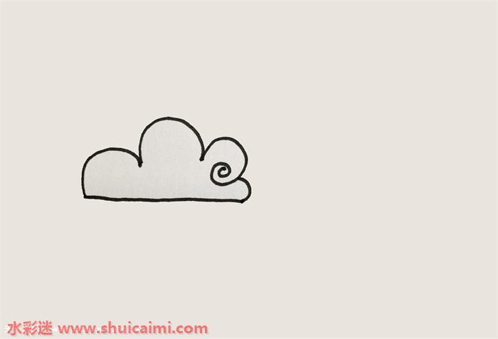 白云怎么画 白云简笔画彩色