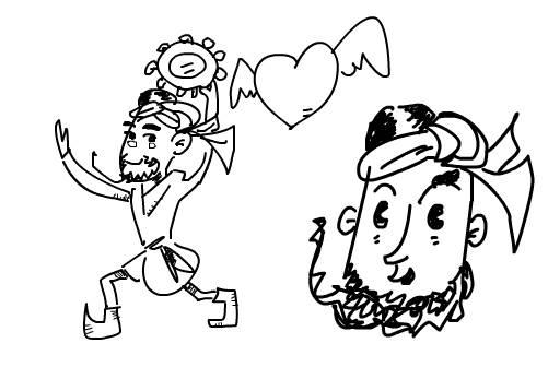 阿凡提简笔画简单绘画 阿凡提的简笔画涂色