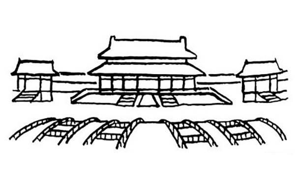 故宫简笔画 故宫简笔画简单又漂亮