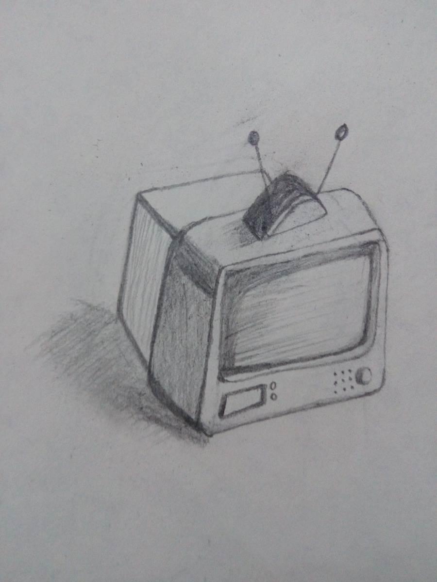 电视简笔画 电视简笔画图片