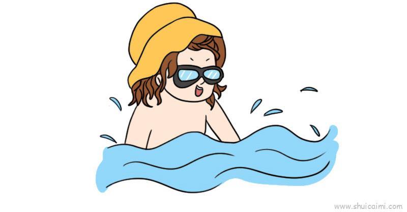 防溺水儿童画怎么画 防溺水简笔画简单又好看