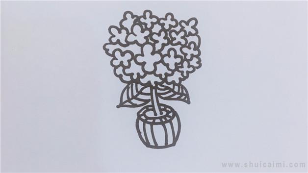 丁香花简笔画怎么画 丁香花简笔画画法