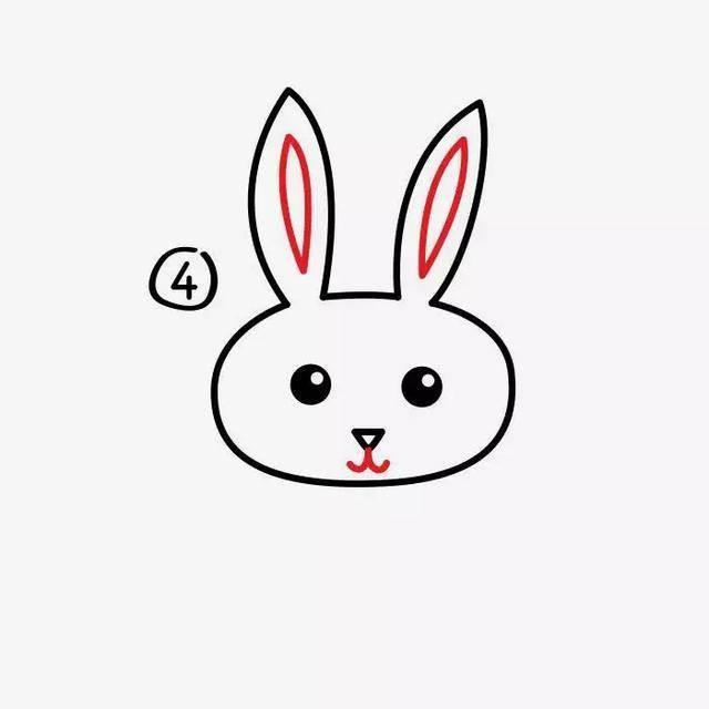 小兔子简笔画可爱 小兔子简笔画可爱呆萌