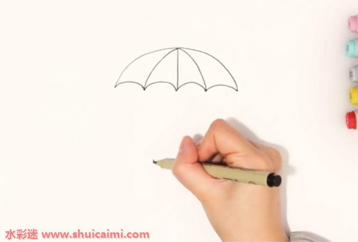 降落伞怎么画 降落伞简笔画简单易画彩色