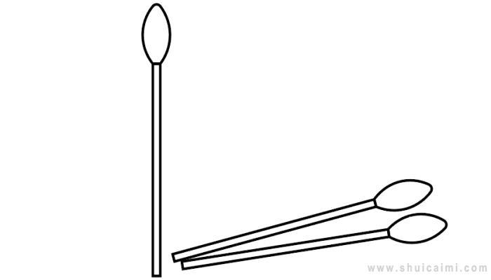 棉签画简笔画怎么画 棉签画简笔画图片大全