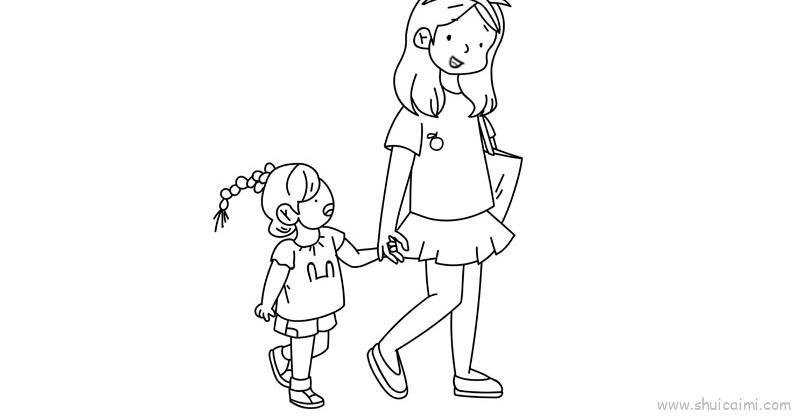 母亲节儿童画怎么画 母亲节简笔画顺序