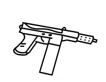 ak47简笔画 怎样画ak47简笔画