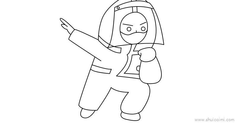 抗疫英雄儿童画怎么画 抗疫英雄简笔画图片大全