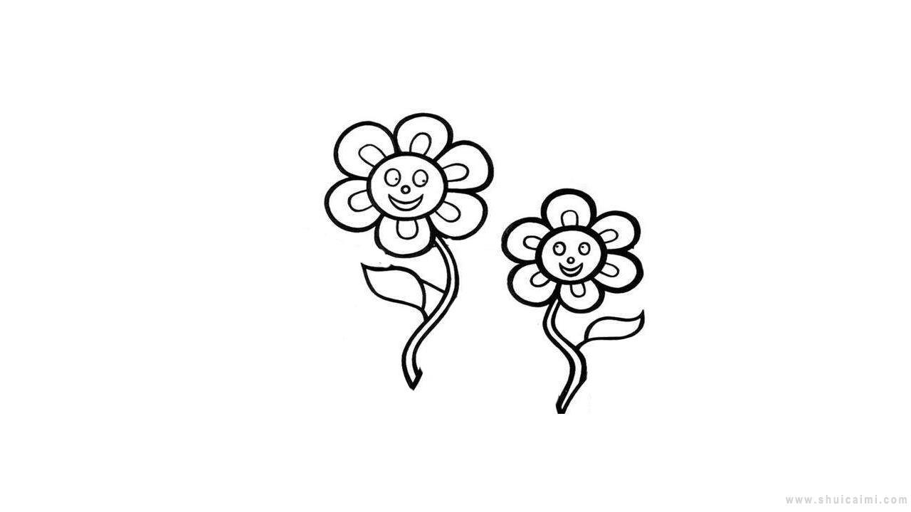 春花图简笔画怎么画 春花图简笔画好看
