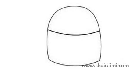 卡通机器人简笔画教学步骤