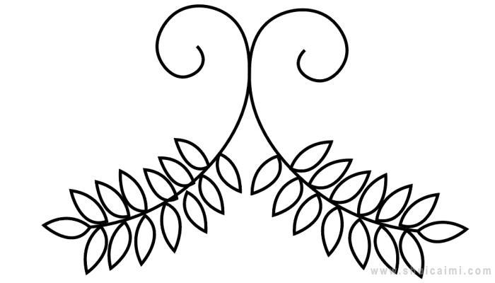 小清新边框花纹简笔画怎么画 小清新边框花纹简笔画画法