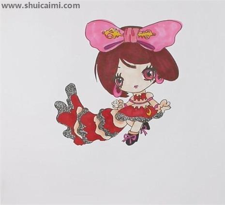 叶罗丽仙子菲灵简笔画怎么画 叶罗丽仙子菲灵简笔画步骤