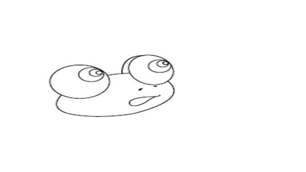 井底之蛙简笔画怎么画 井底之蛙简笔画步骤