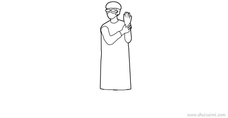 戴口罩儿童画怎么画 戴口罩简笔画好看