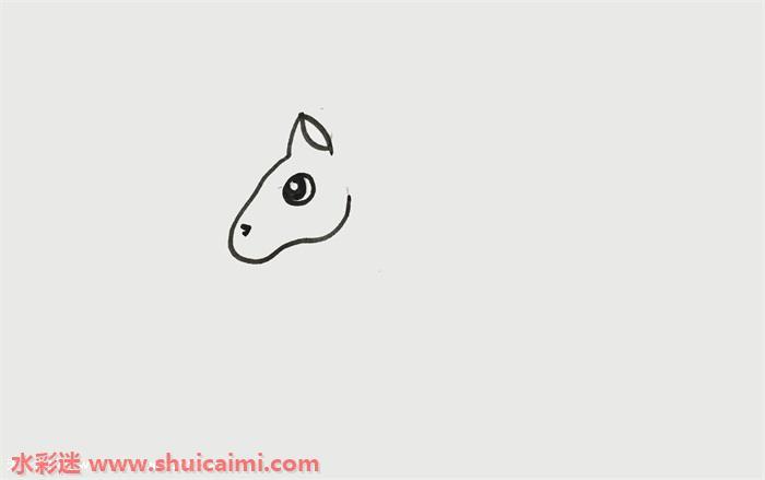 马怎么画 马简笔画漂亮彩色
