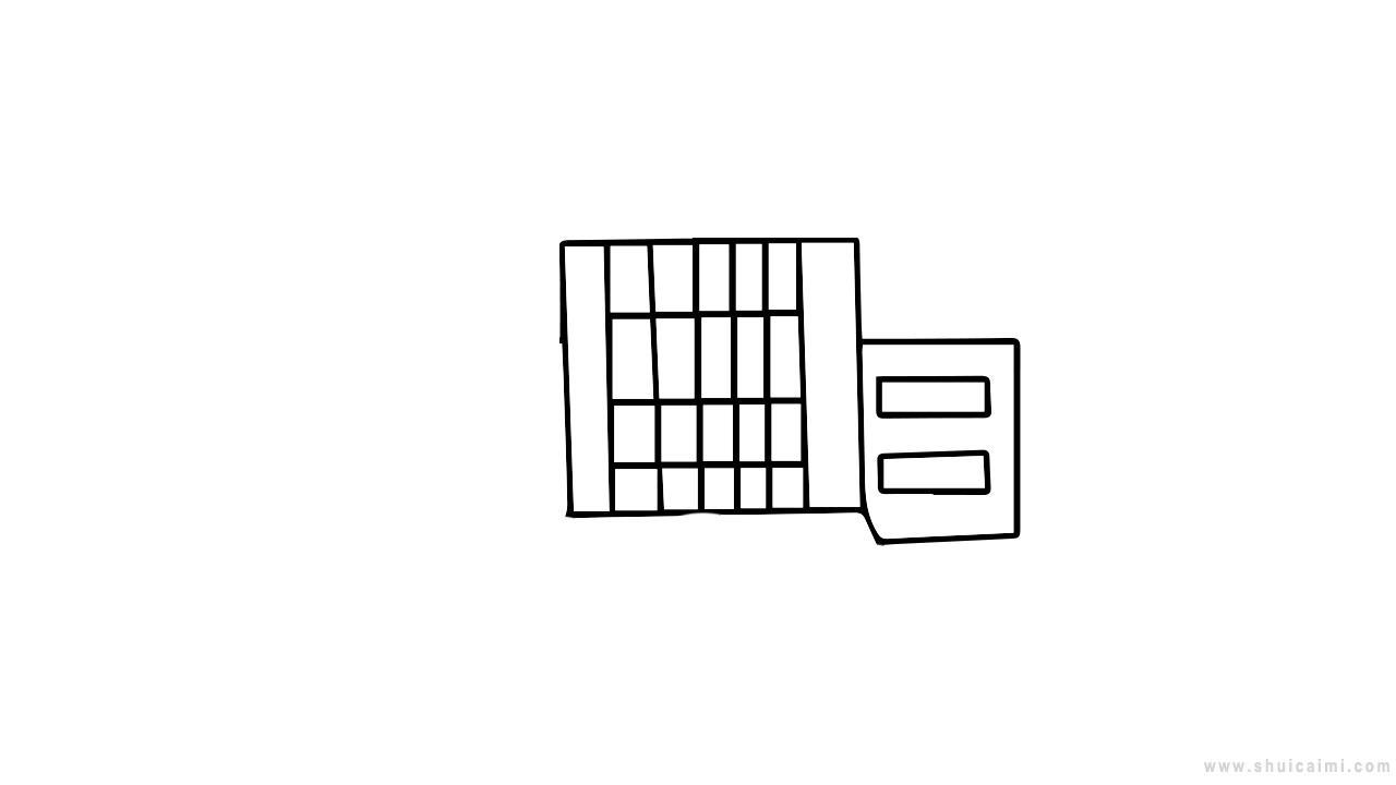 医院简笔画怎么画 医院简笔画简单又好看