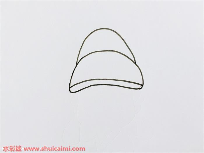 李白怎么画 李白简笔画简单彩色