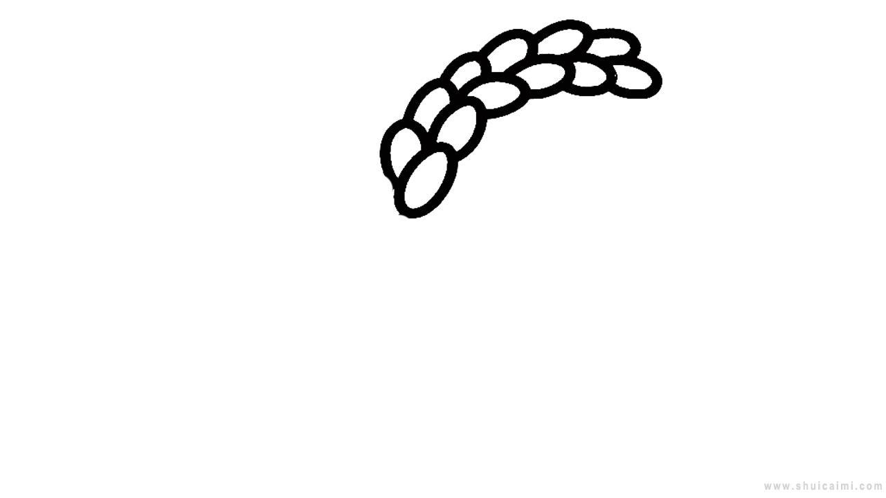 稻谷简笔画怎么画 稻谷简笔画简单又好看