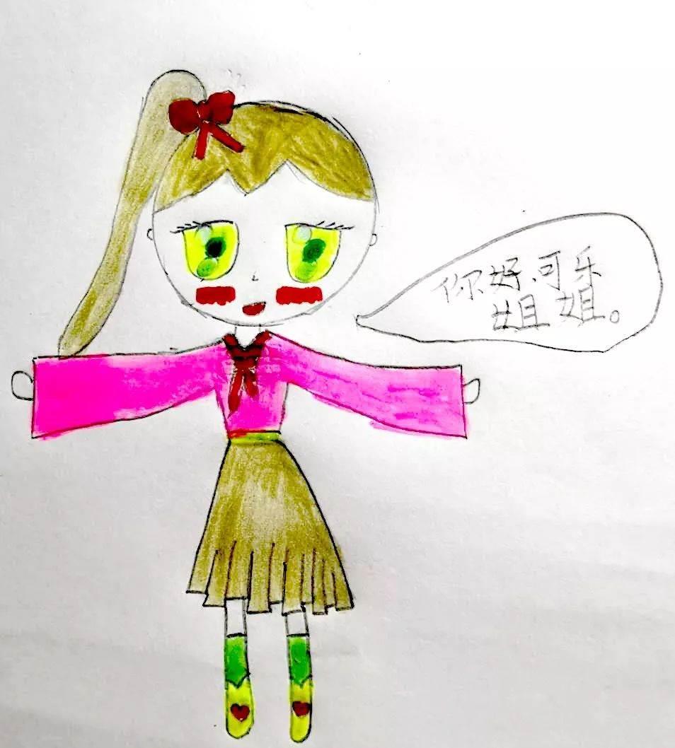 小红帽简笔画 小红帽简笔画故事图片